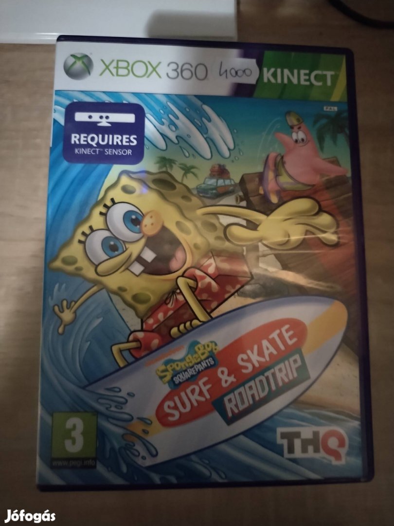 Kinect Spongebob Surf&Skare Xbox 360 jaték