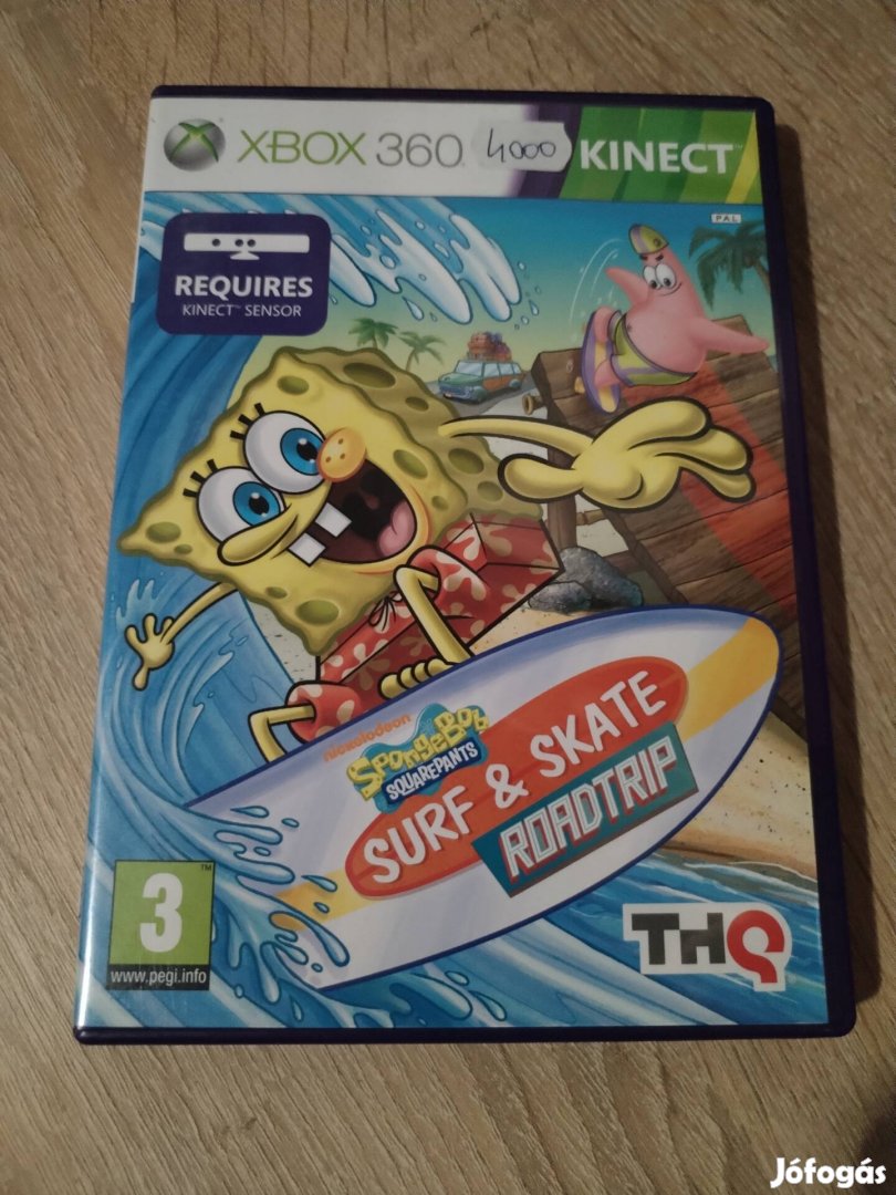 Kinect Spongebob Xbox 360 játék 