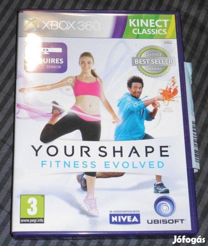 Kinect Your Shape Fitness Evolved (Jóga, Fitness) Gyári Xbox 360 Játék