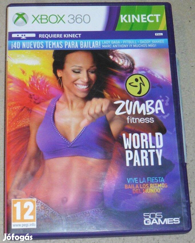 Kinect Zumba Fitness 4. World Party (Fitness) Gyári Xbox 360 Játék