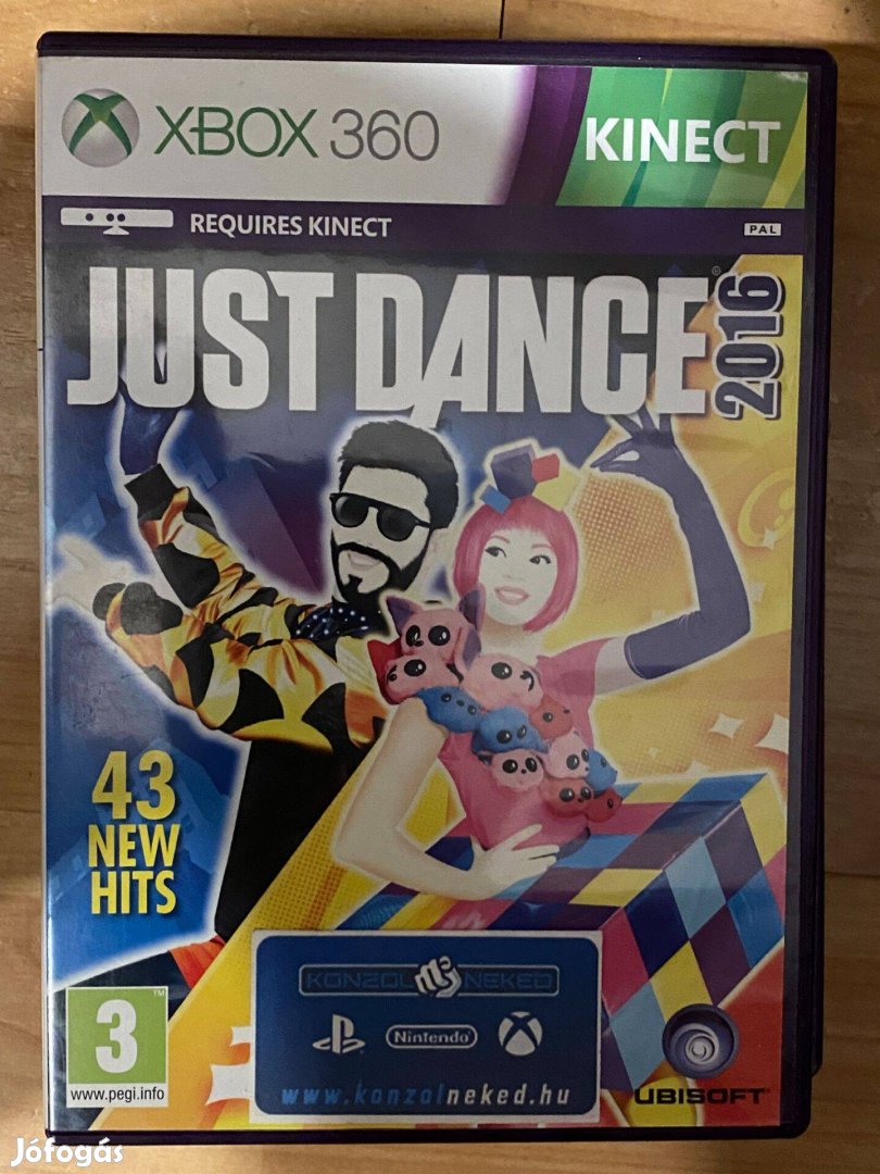 Kinect just dance 2016 xbox 360 játék