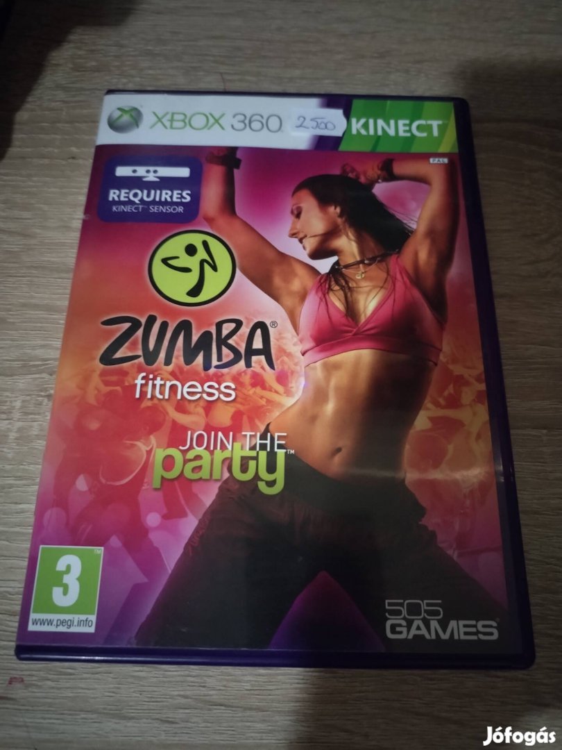 Kinect zumba fitness Xbox 360 játék 