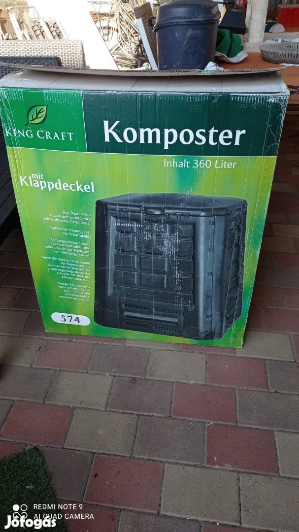King Craft komposztáló láda 360 liter Új