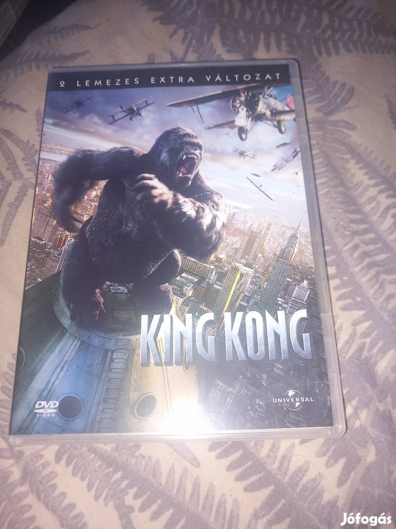 King Kong DVD Film Magyar szinkronos dupla lemezes 2 lemezes