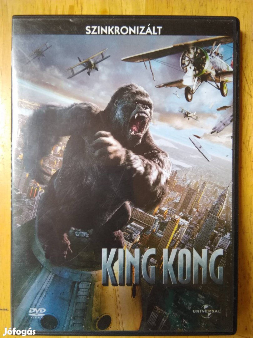 King Kong dvd Peter Jackson Szinkronizált változat 