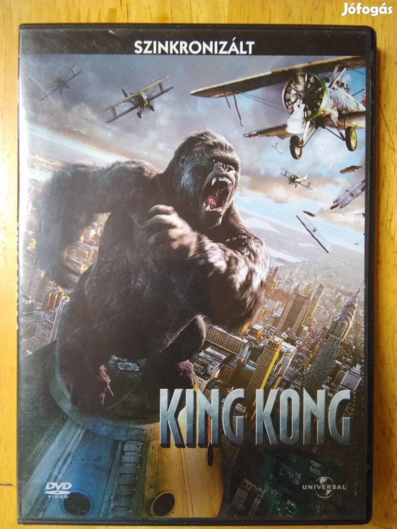 King Kong újszerű dvd Peter Jackson Szinkronizált változat 