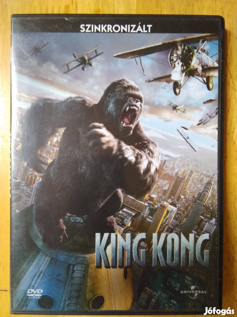 King Kong újszerű dvd Peter Jackson Szinkronizált változat 