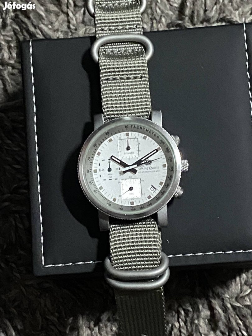 King Quartz Chronograph Különleges Óra igen jó állapotban .