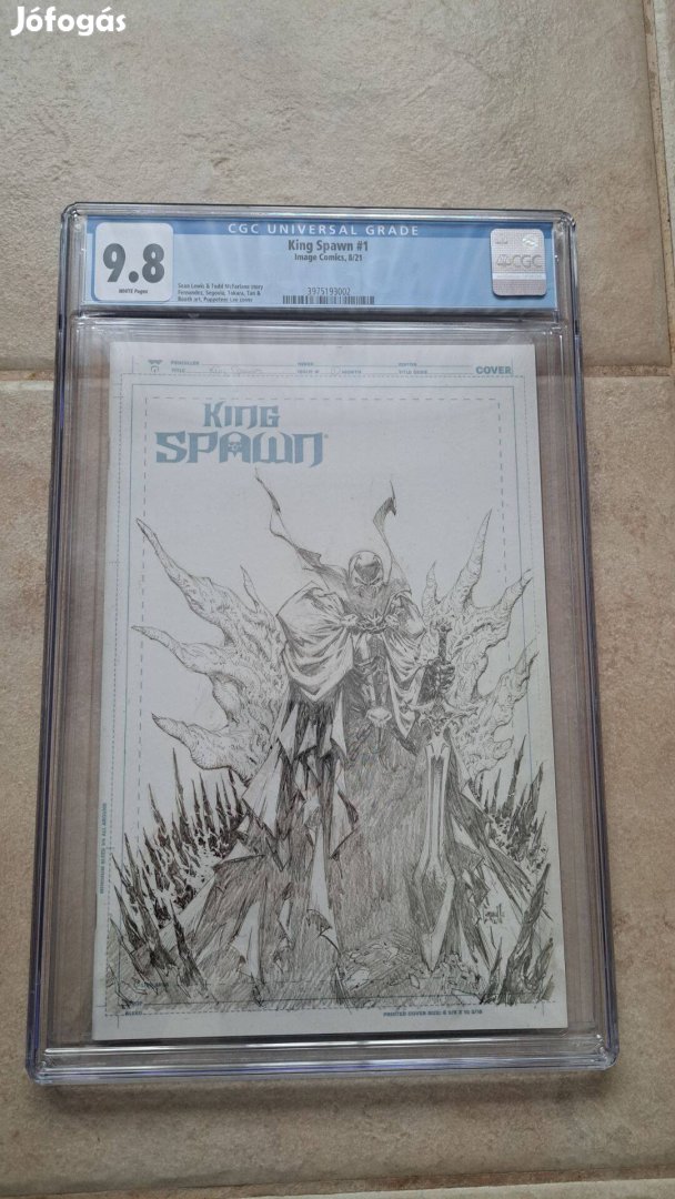 King Spawn képregény 1 - CGC 9.8 minősítés - Todd Mcfarlane