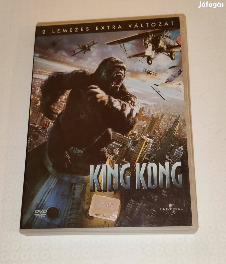 King kong dvd 2 lemezes 