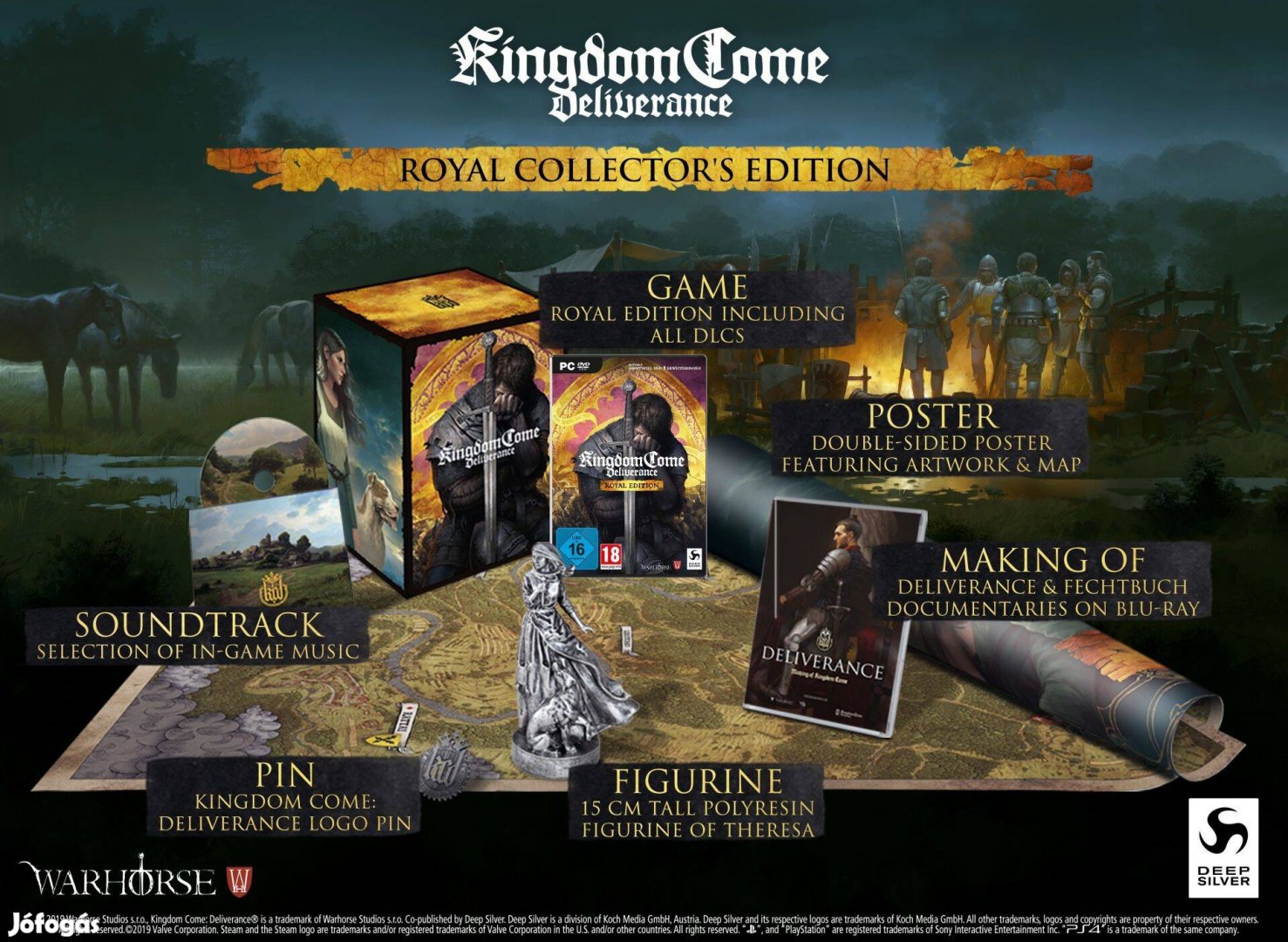 Kingdom Come Deliverance Royal Collectors Ed. (Statue+Doc+Pin+Soundtra