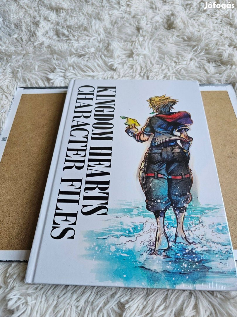 Kingdom Hearts Character Files könyv angol nyelvü új foliás