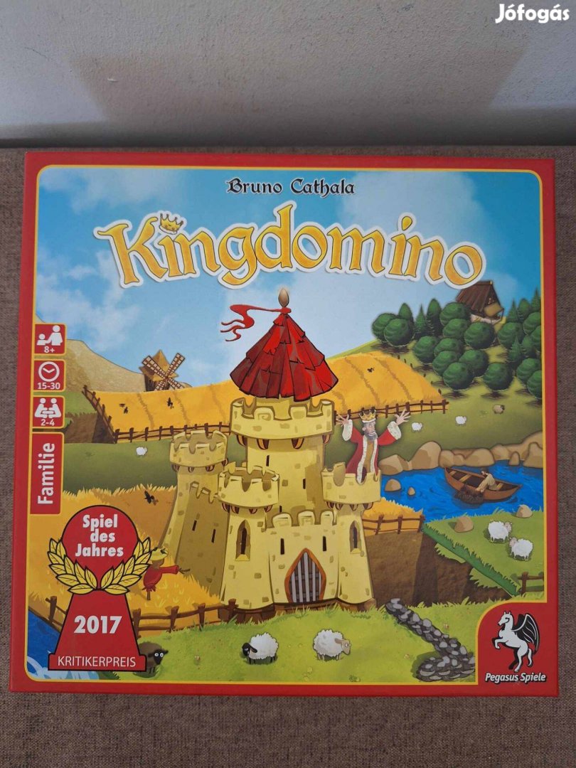 Kingdomino társasjáték húzótoronnyal