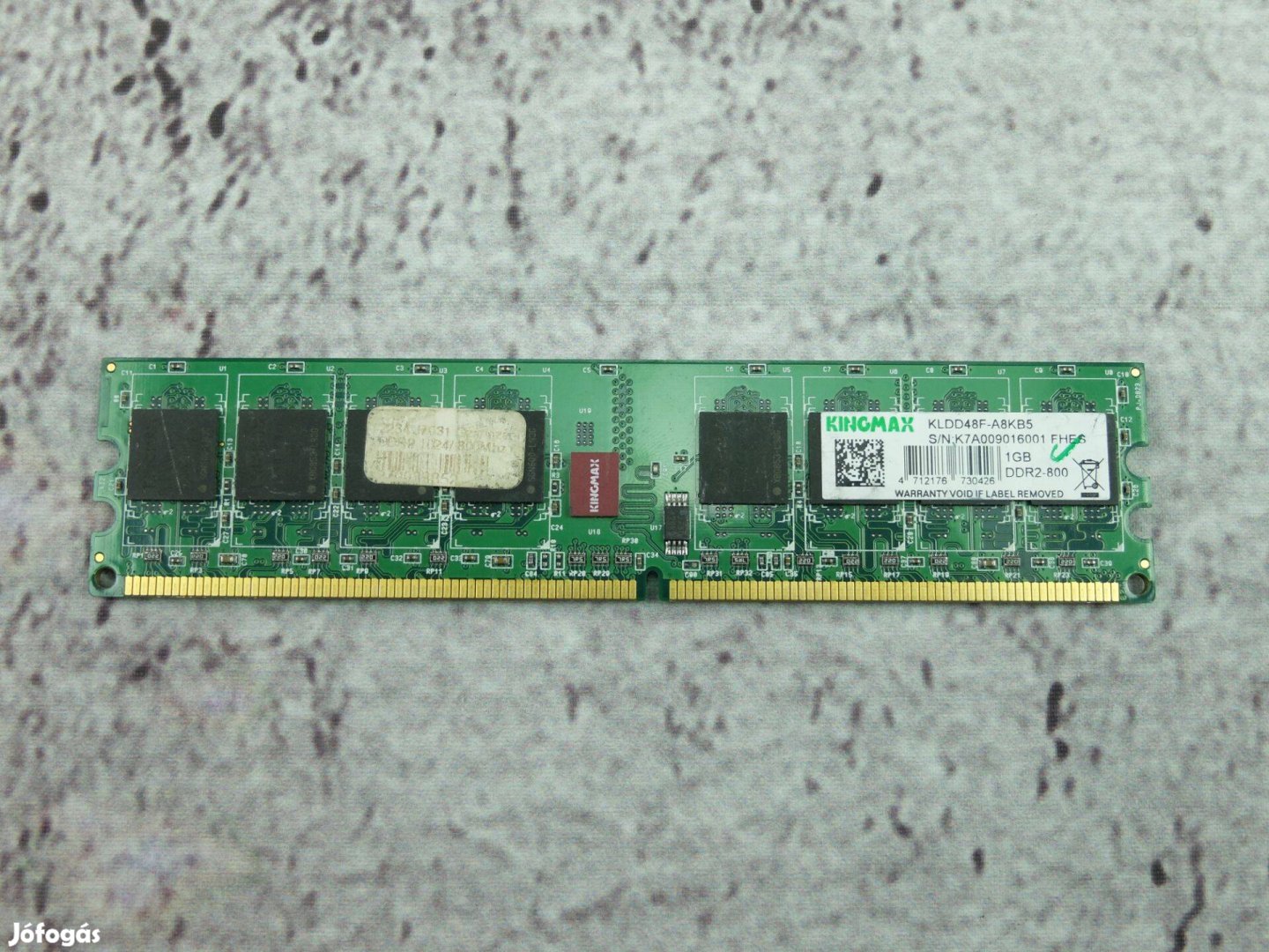 Kingmax 1GB DDR2 800 MHz RAM memória asztali gépbe