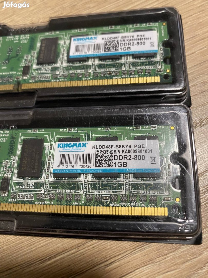 Kingmax 2x1Gb DDR2-800-as memória
