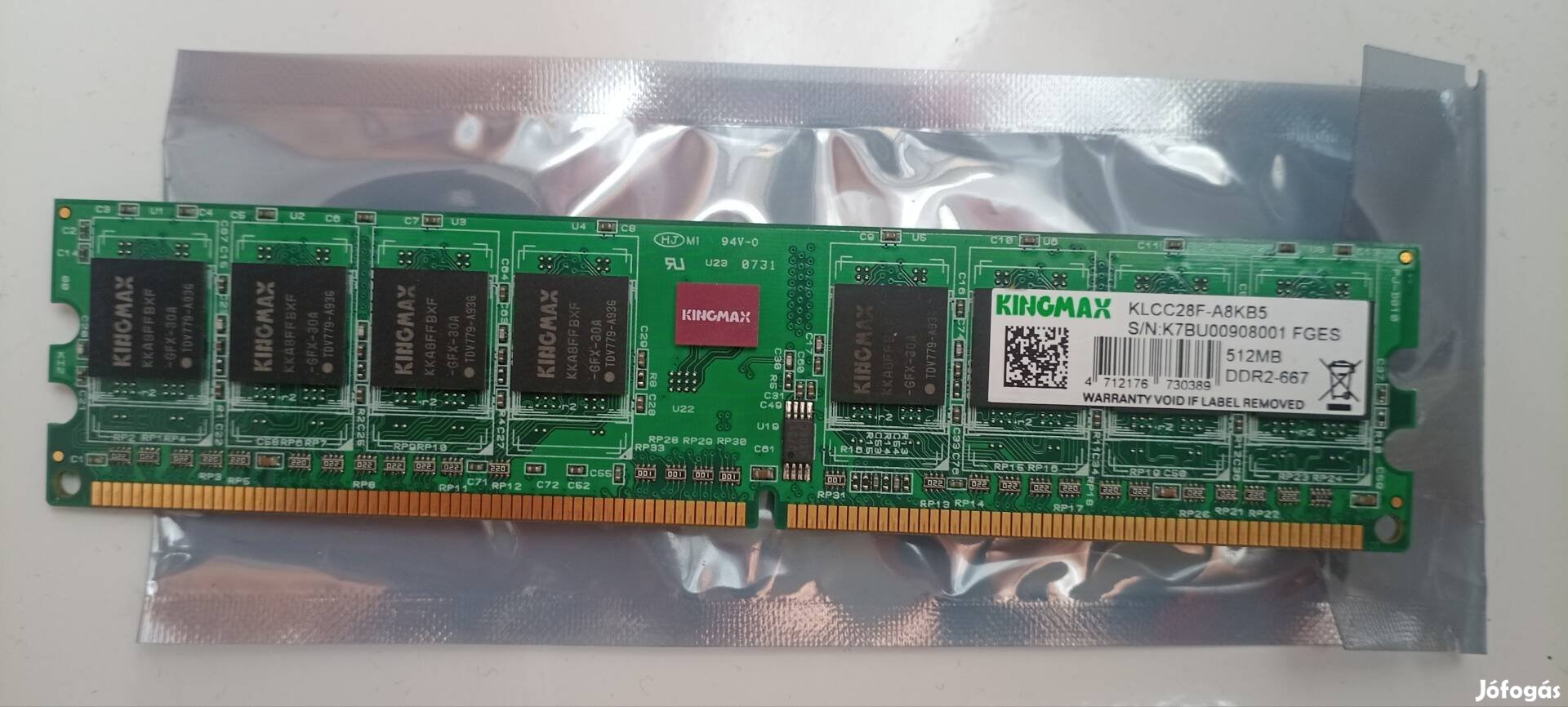 Kingmax DDR2 667Mhz 512Mb memória eladó