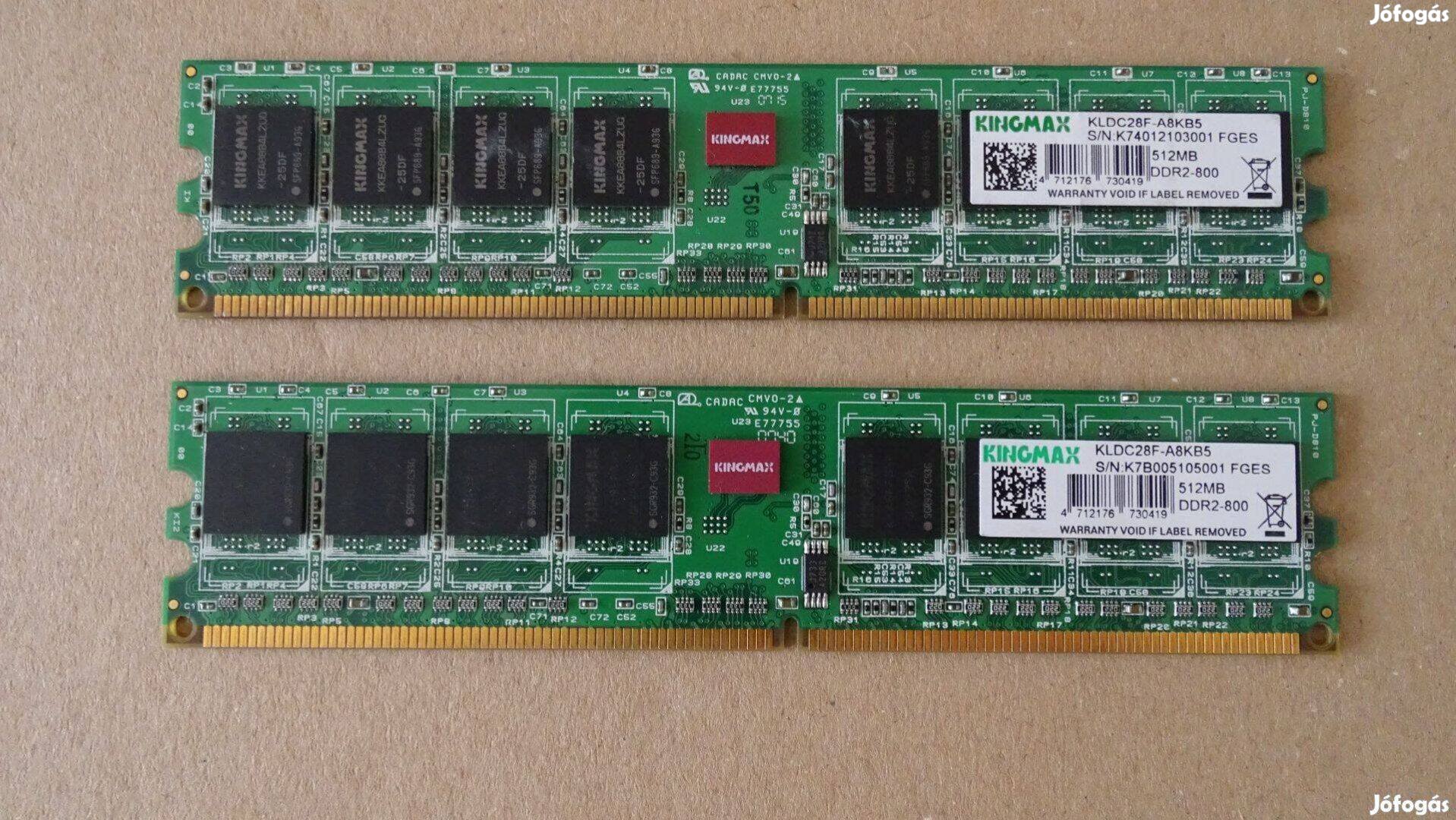 Kingmax DDR2-800 memóriák!