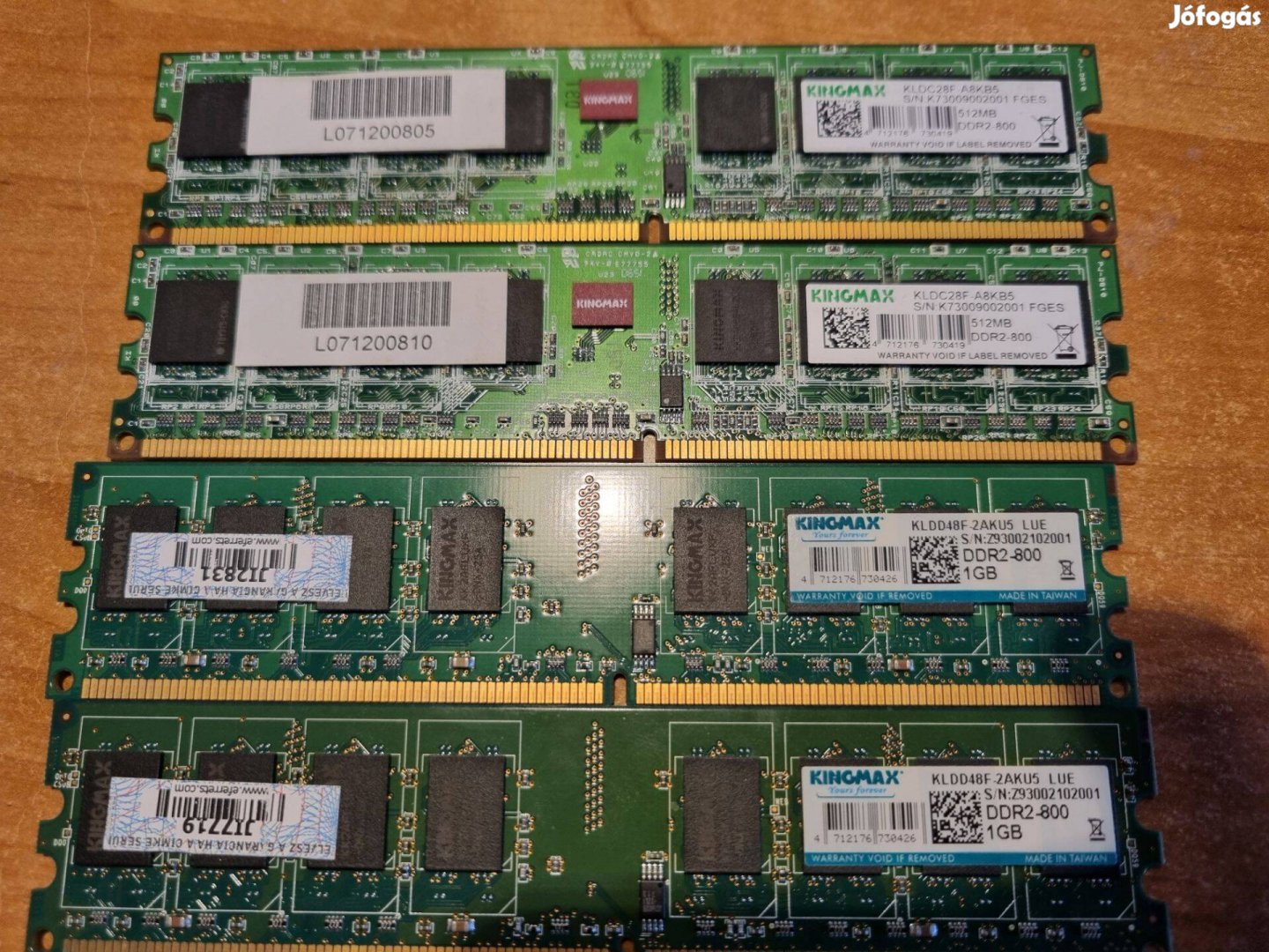 Kingmax DDR2 RAM 800 MHz 3GB (2x1GB+2×0,5GB)