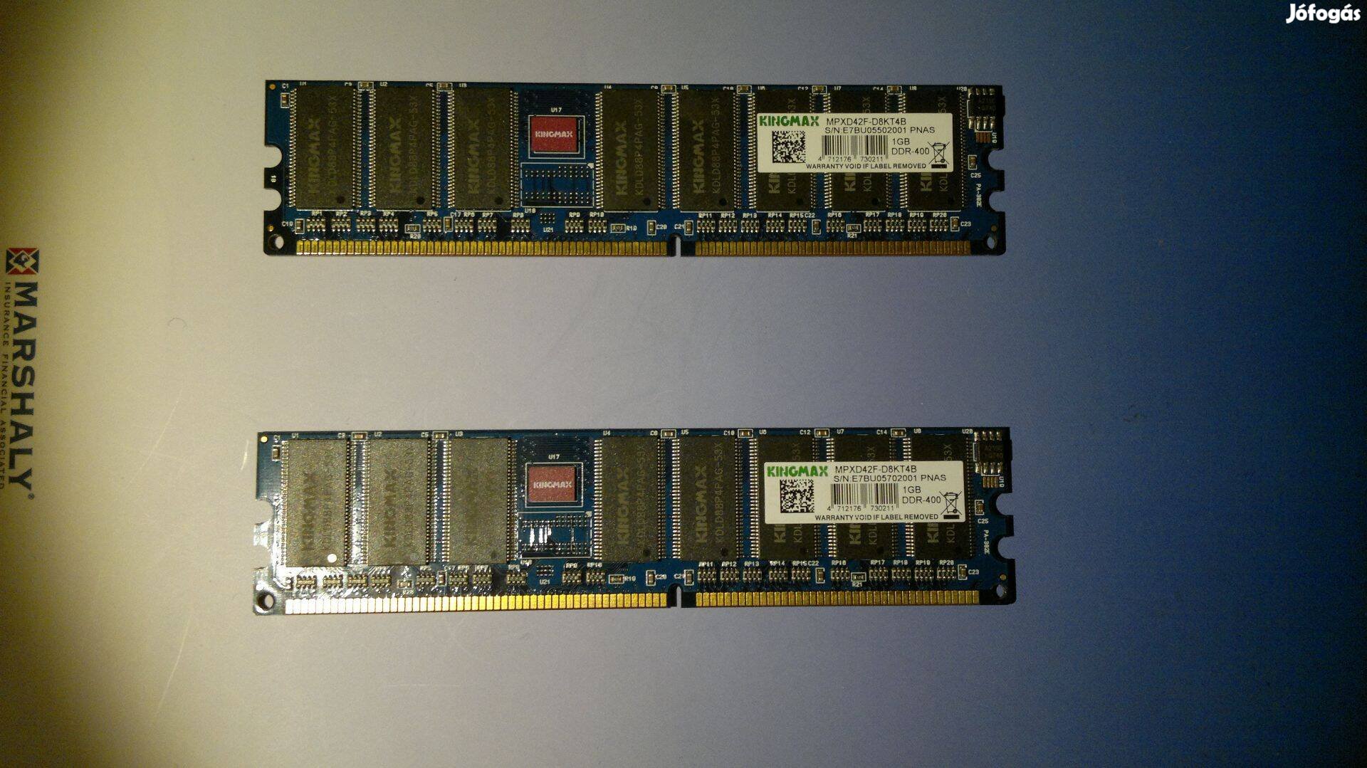 Kingmax RAM DDR -400 1GB 2 DB