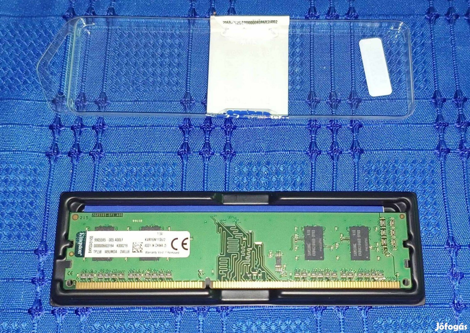 Kingston 2GB DDR3 RAM 1600Mhz Memória Kvr16N11S6/2