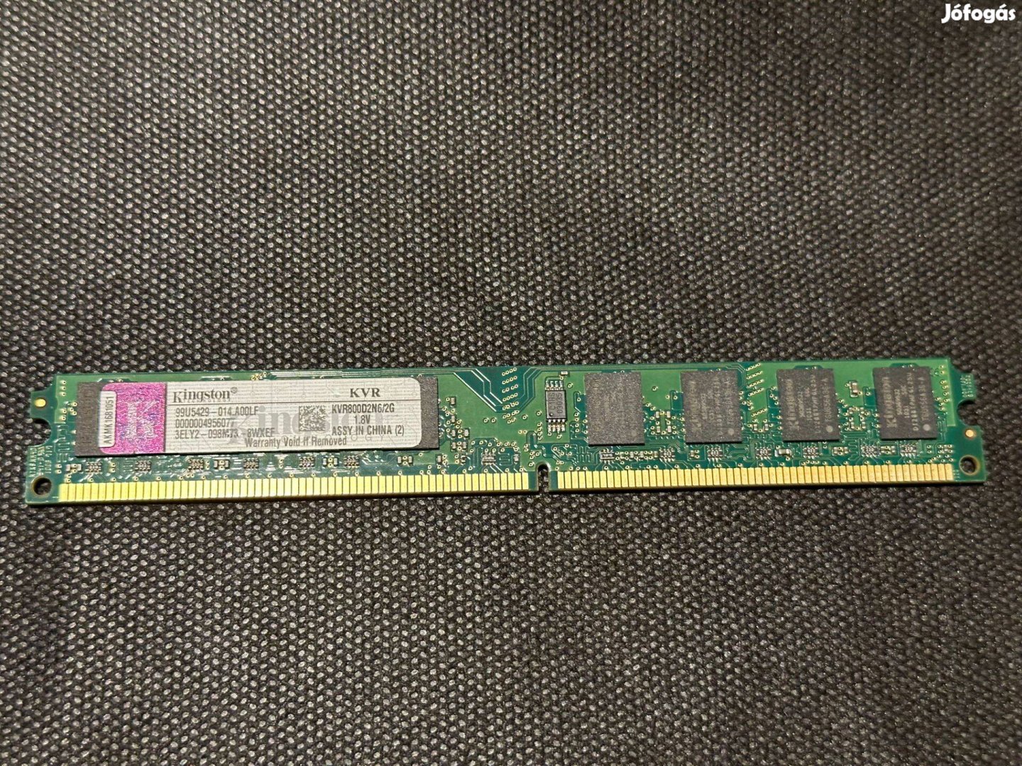 Kingston 2Gb DDR2-800 low profil memória modulok eladó