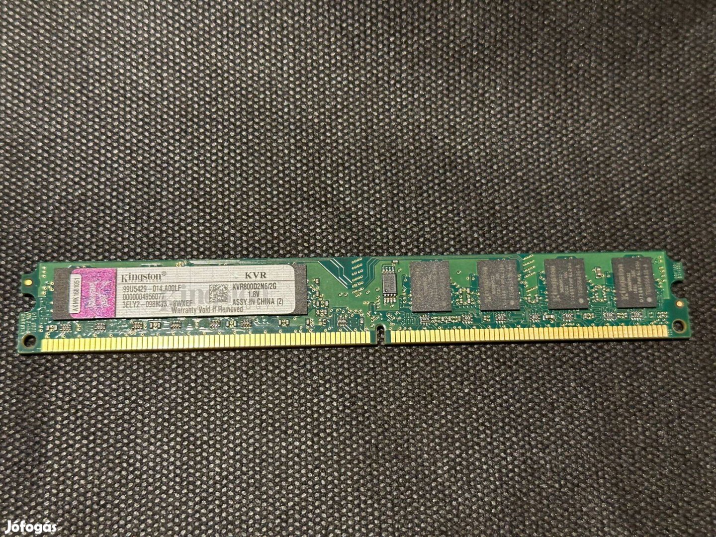 Kingston 2Gb DDR2-800 low profil memória modulok eladó