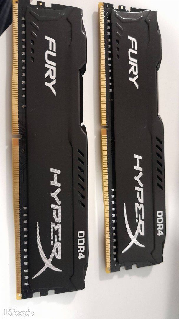 Kingston 2x4GB 3200MHz DDR4 Hyperx Fury Black 8 GB memória (RAM)