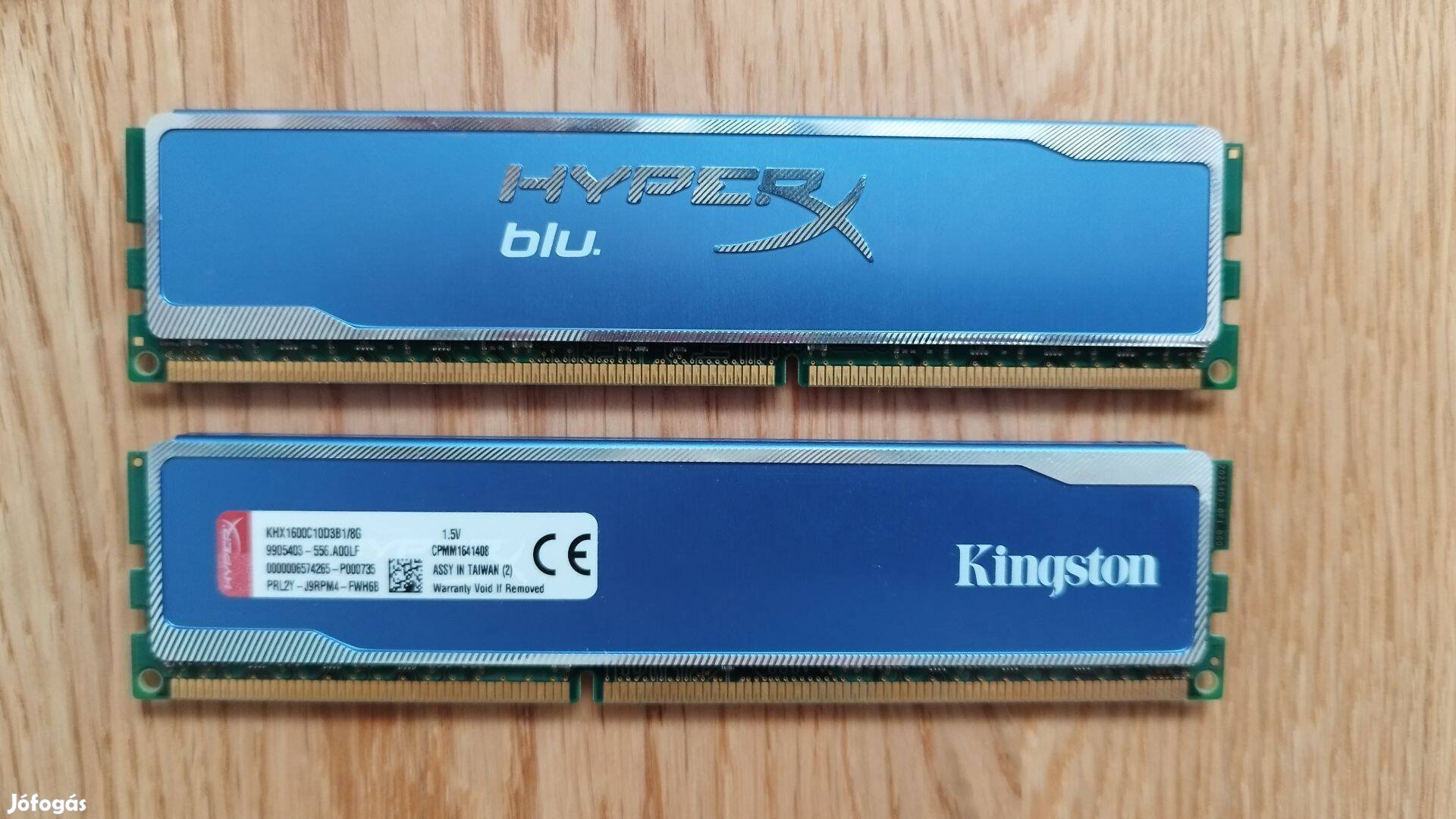 Kingston 2x8GB DDR3 1600MHz hyperx kit memória (16GB)