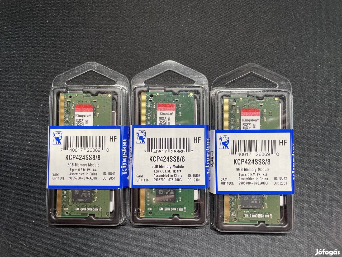 Kingston 3x8GB DDR4 So-Dimm ram