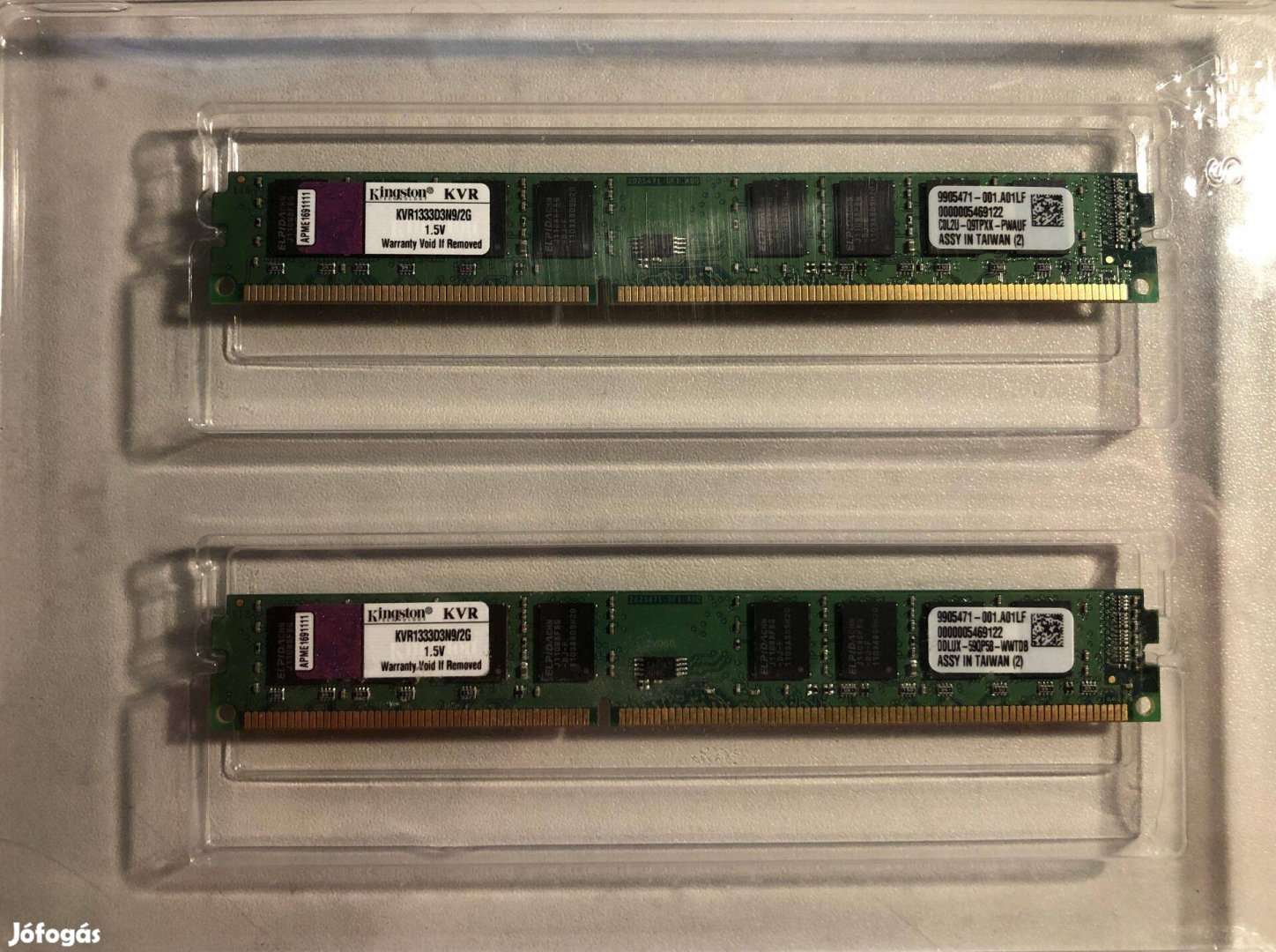 Kingston 4gb 2x2gb DDR3 RAM 1333mhz 1.5v