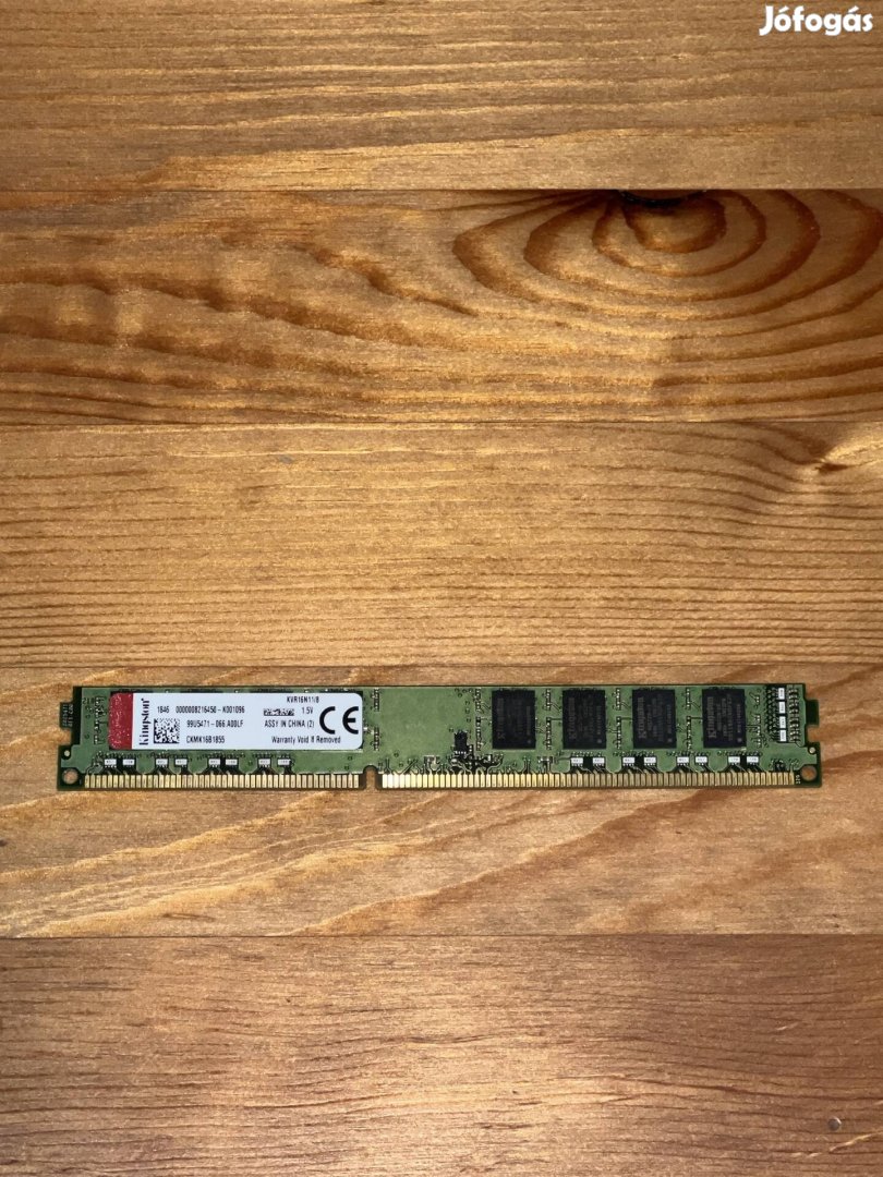 Kingston 8GB DDR3 1600MHz memória