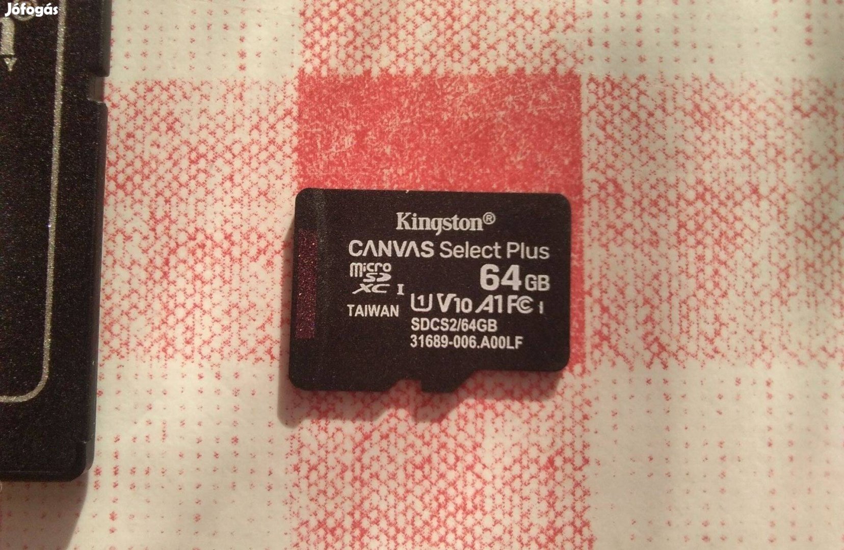 Kingston Canvas Select Plus Micro SD XC memória kártya 64 gb