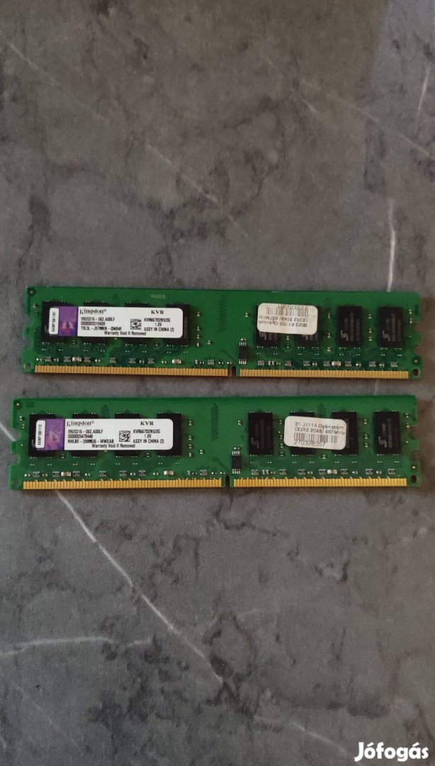 Kingston DDR2 2x2gb 667MHz