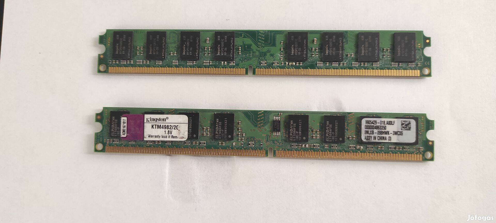 Kingston DDR2 667Mhz RAM eladó