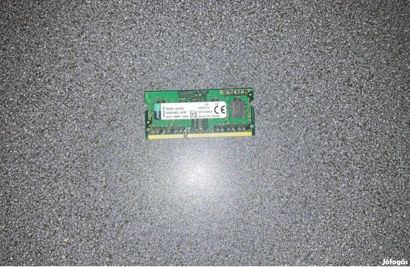 Kingston DDR3 8GB notebook laptop leptop ram memória