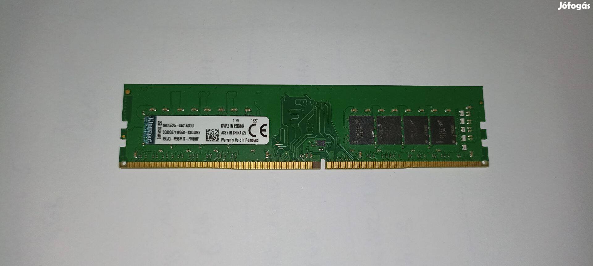 Kingston DDR4 8GB memória