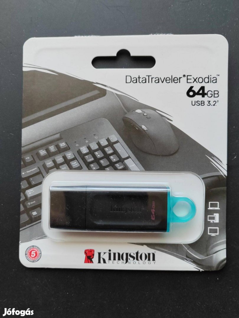 Kingston Datatraveler Exodia 64GB USB 3.2 pendrive