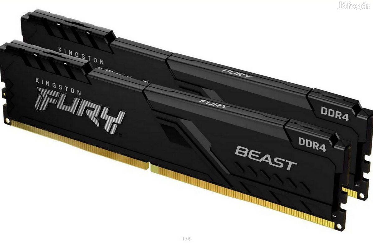 Kingston Fury 64GB (2x32GB) KIT DDR4 3200MHz CL16 Beast Black - 10 év