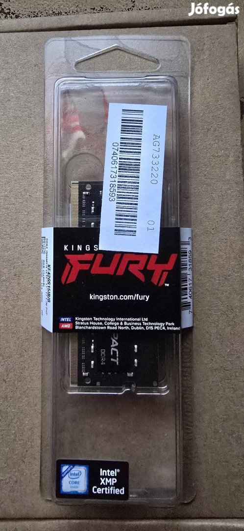 Kingston Fury 8GB DDR4 2666mhz So-dimm Ram