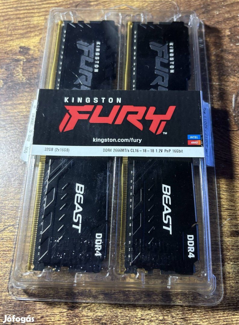 Kingston Fury Beast 32GB 2x16GB DDR4 2666MHz