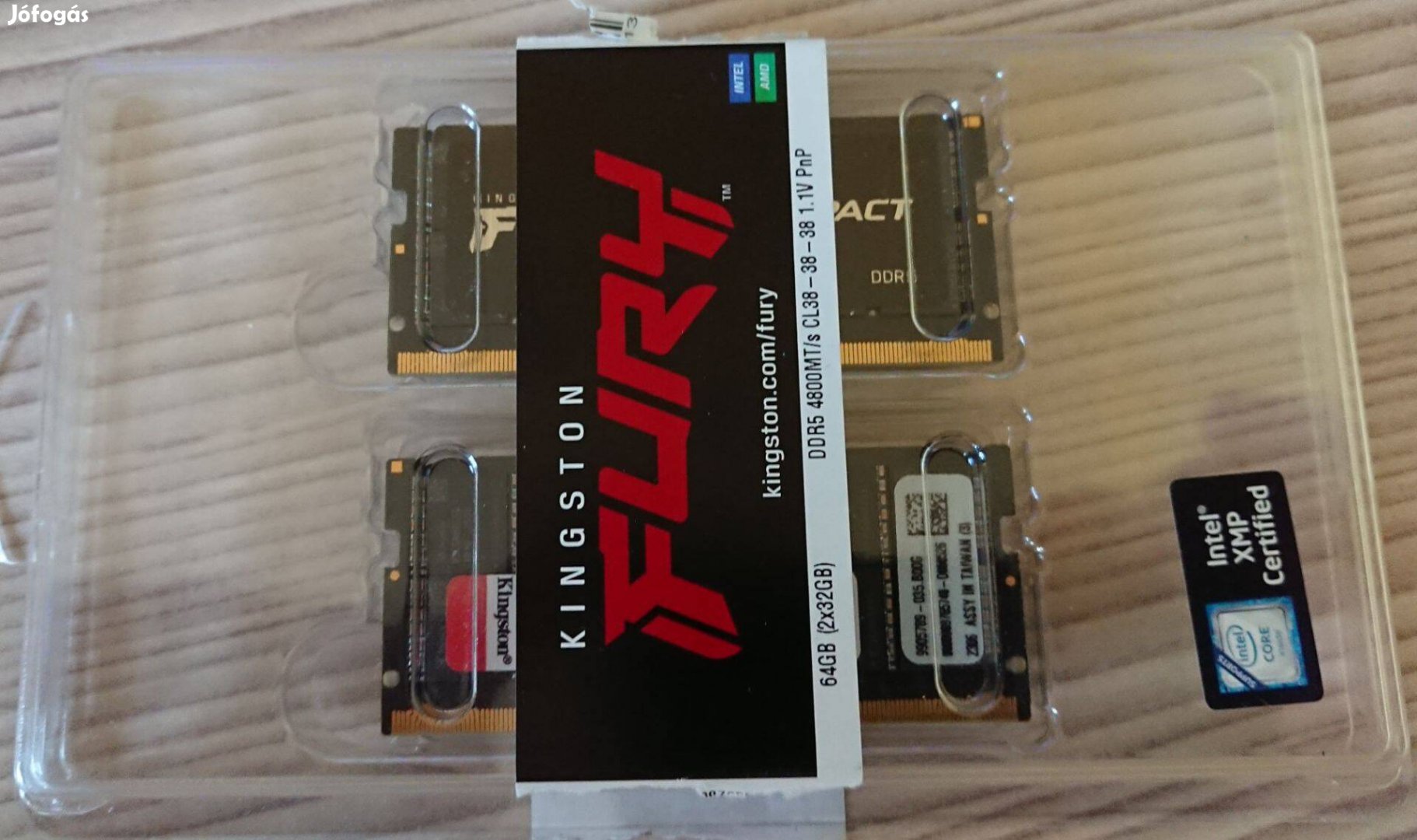 Kingston Fury DDR5 4800MHz SO-DIMM 64GB (2x32) memória kit