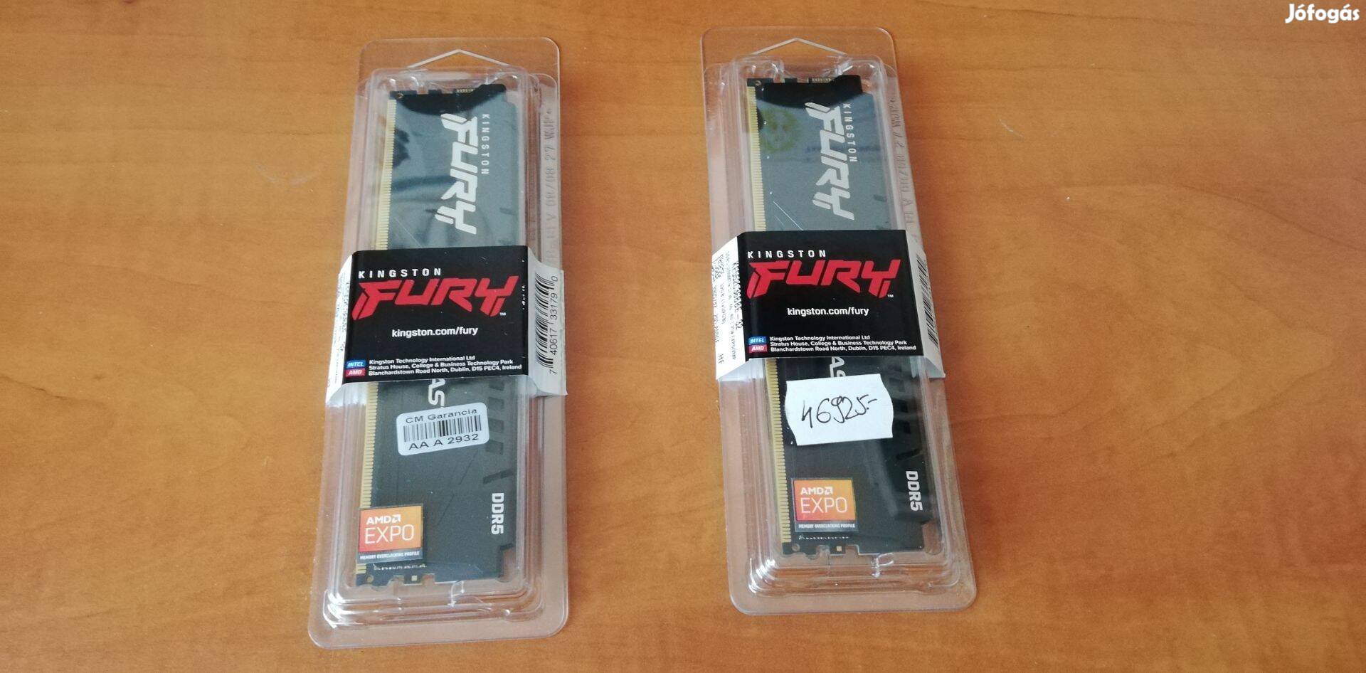 Kingston Fury KF552C36BBE-32 DDR5 32Gb/5200MHz, 2db, garanciával