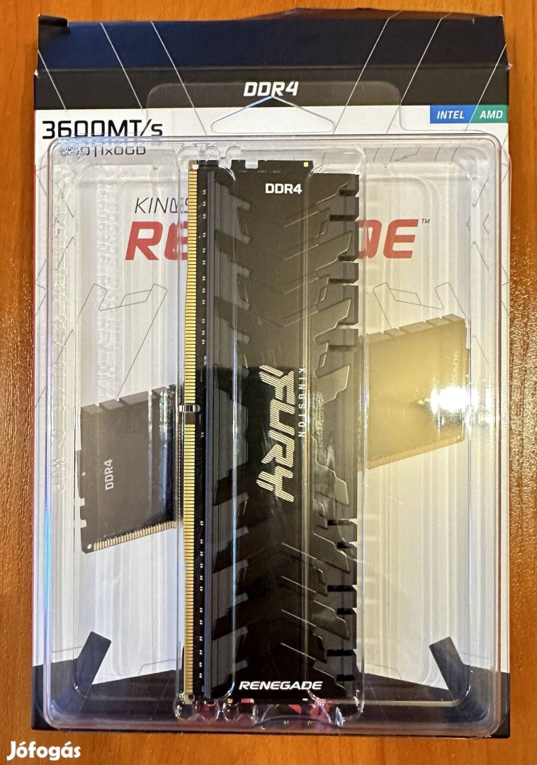 Kingston Fury Renegade 8GB DDR4 3600MHz CL16-20-20 XMP eladó