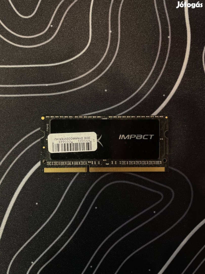 Kingston Hyperx 8GB impact notebook ram