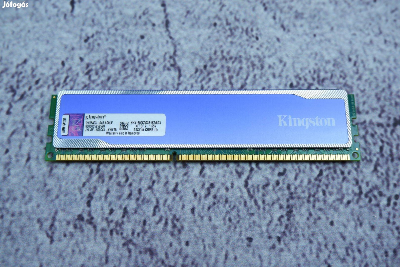Kingston Hyperx BLU 4GB DDR3 1600MHz RAM memória Khx1600C9D3