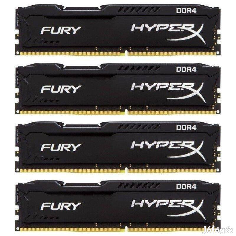 Kingston Hyperx Fury 64Gb 4x16gb szett DDR4 3200mhz desktop
