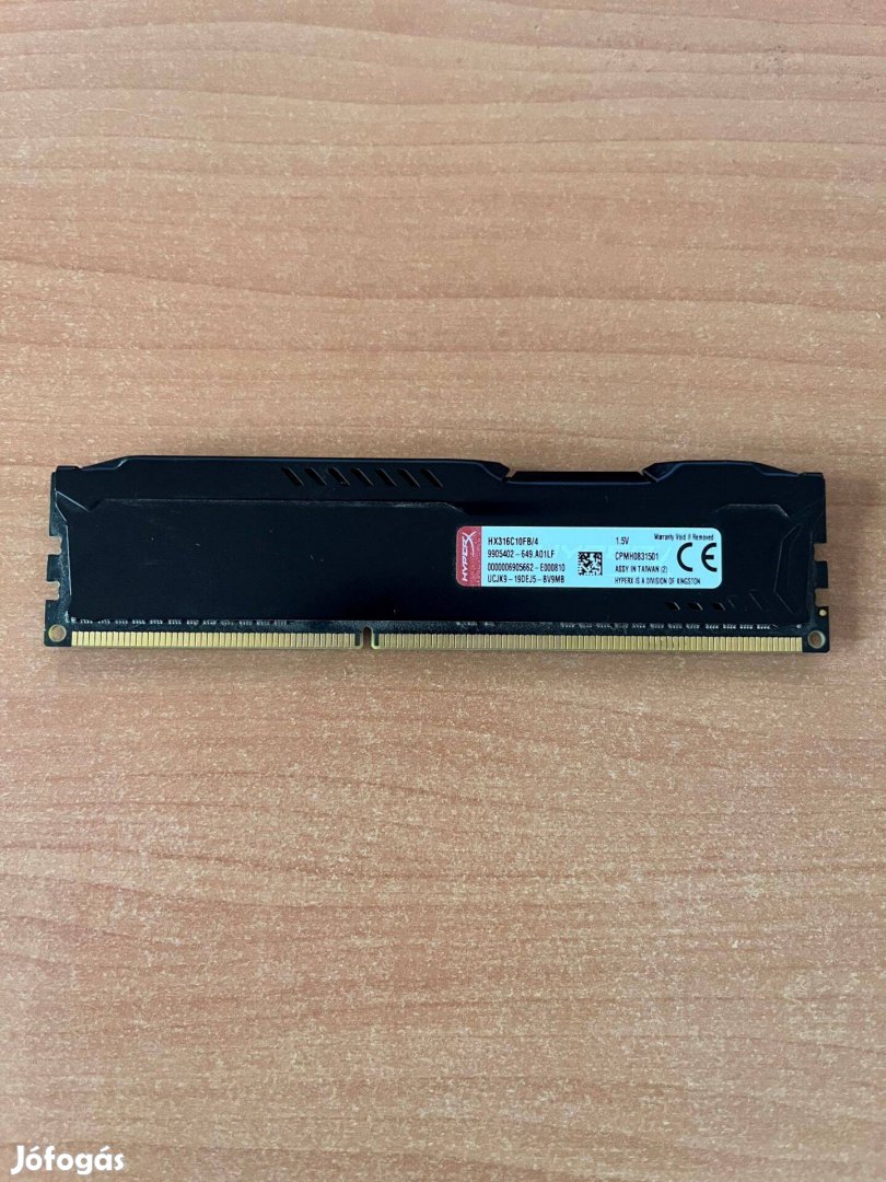 Kingston Hyperx Fury DDR3 1600MHZ 4GB - HX316C10FB/4