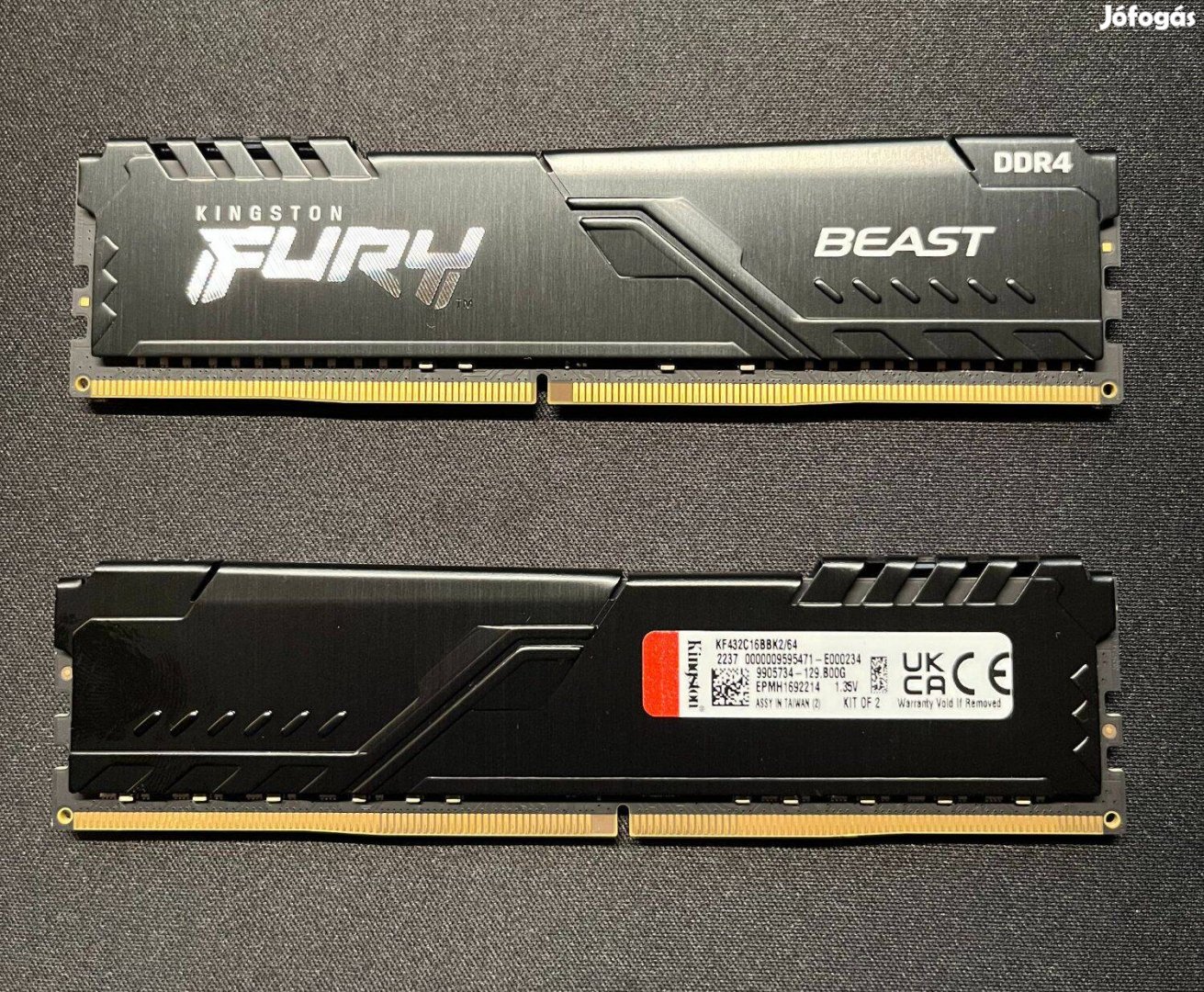 Kingston Hyperx Fury DDR4 64 GB(2x32GB) 3200 Mhz