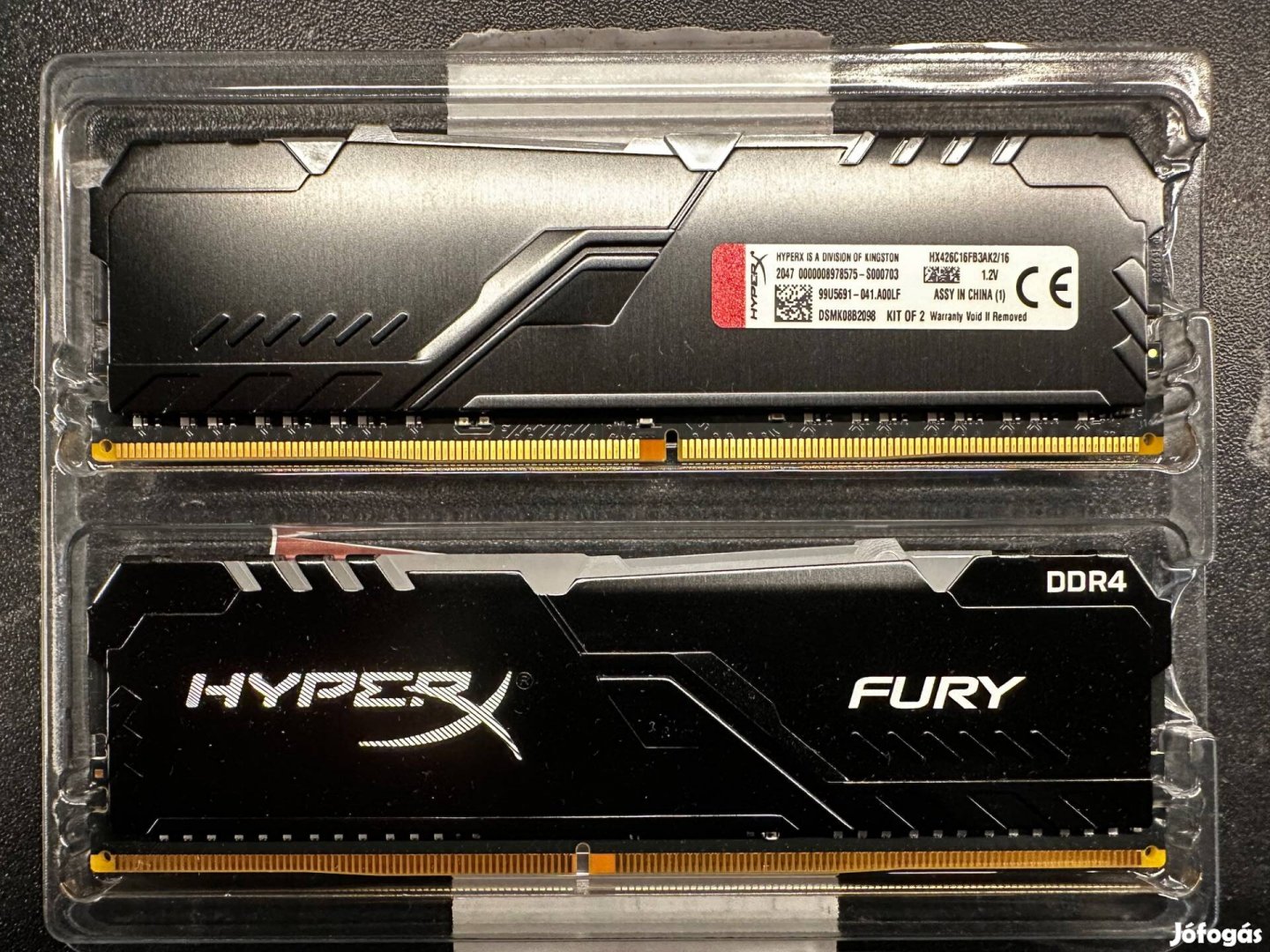 Kingston Hyperx Fury RGB 16GB (2x8GB) DDR4 2666MHz memória