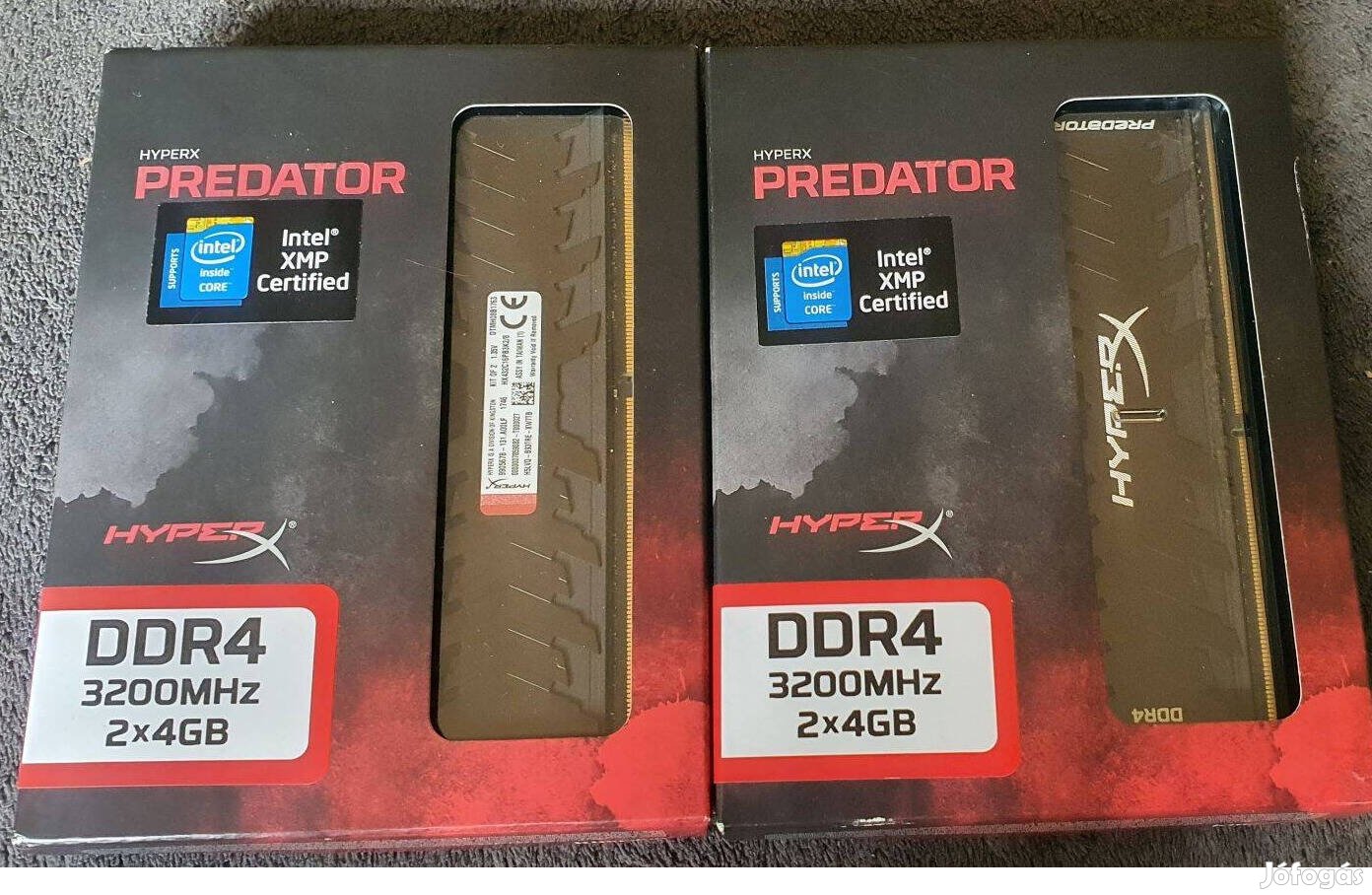 Kingston Hyperx Predator 16GB (4x4GB) DDR4 3200MHz Ram Memória